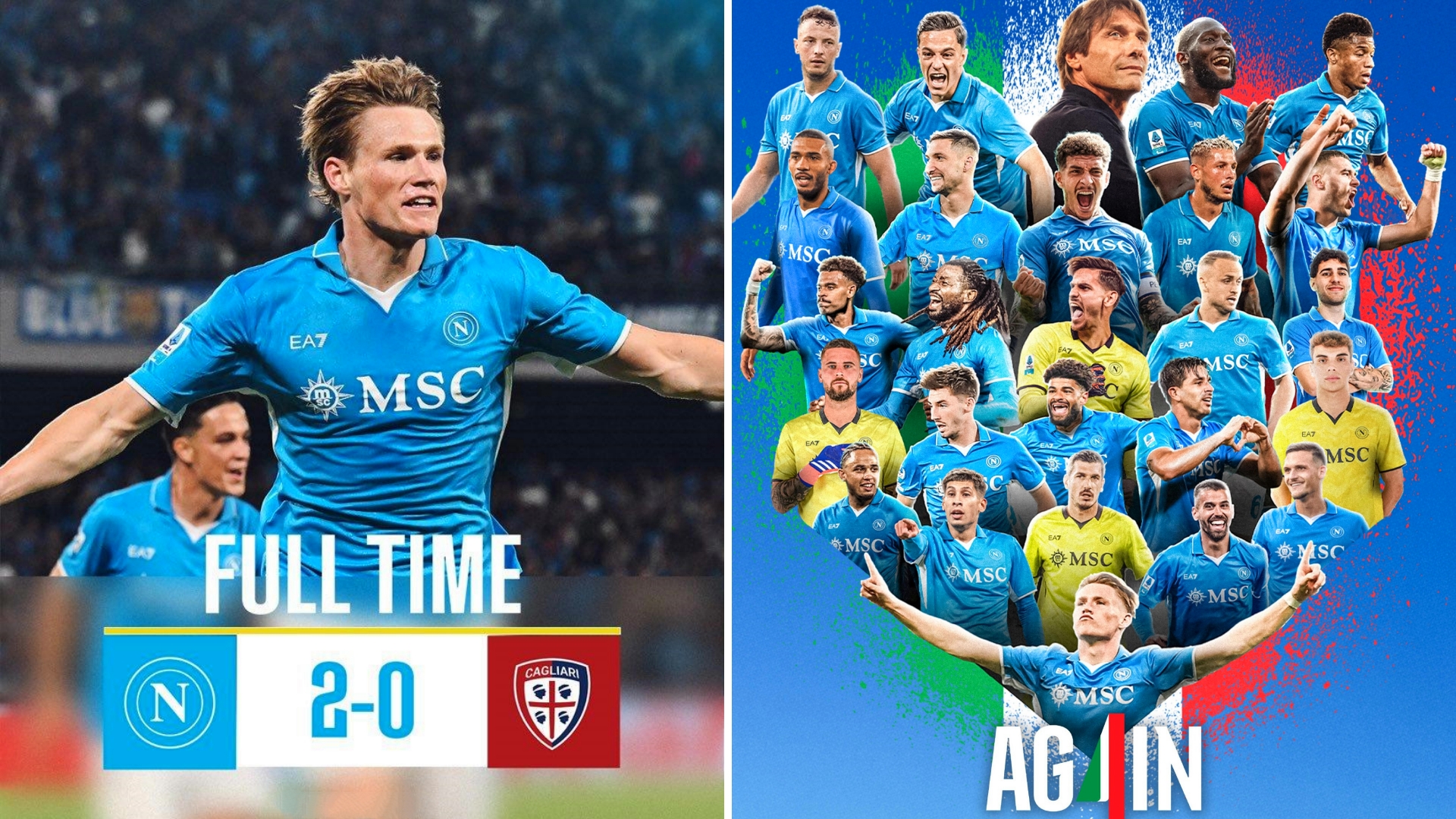 意甲联赛角逐异常激烈，球员全力以赴